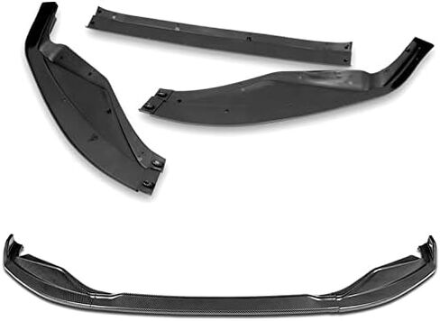 Stay-Tuned, 5PCS ABS STP-Style Front Bumper Lip Spoiler Body Kit + Universal 31" x 4" Side Skirts, Compatible with 2013-2015 Lexus GS350 GS450h F-Sport Model, Exterior Accessory (Painted White) in Saudi Arabia