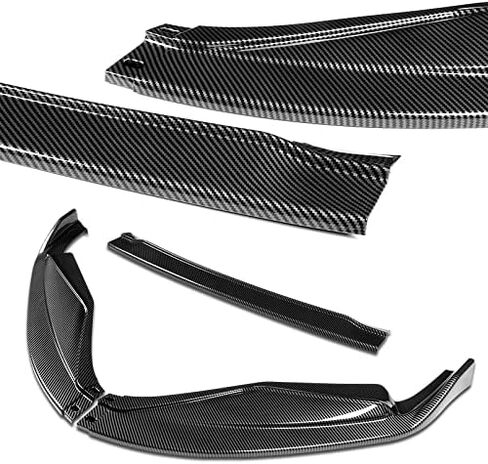 Stay-Tuned, 5PCS ABS STP-Style Front Bumper Lip Spoiler Body Kit + Universal 31" x 4" Side Skirts, Compatible with 2013-2015 Lexus GS350 GS450h F-Sport Model, Exterior Accessory (Painted White) in Saudi Arabia