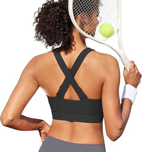 حمالات صدر رياضية عالية التأثير من Vorcy متقاطعة من الخلف حمالات صدر رياضية قابلة للتعديل حمالات صدر رياضية عالية الدعم حمالات صدر للتمرين حمالة صدر لليوجا in Kuwait