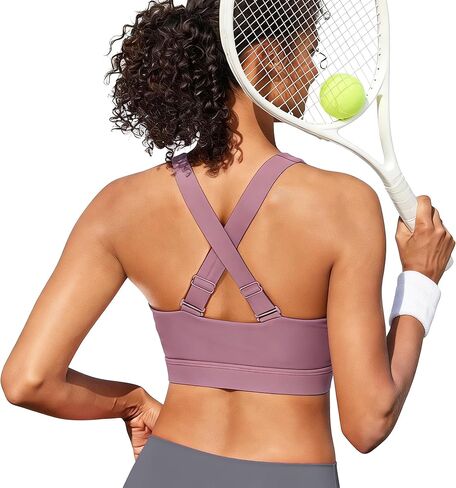 Vorcy High Impact Sports Bras Criss Cross Back Sports Bras Adjustable Sports Bras High Support Bras Workout Bra Yoga Bra in Saudi Arabia