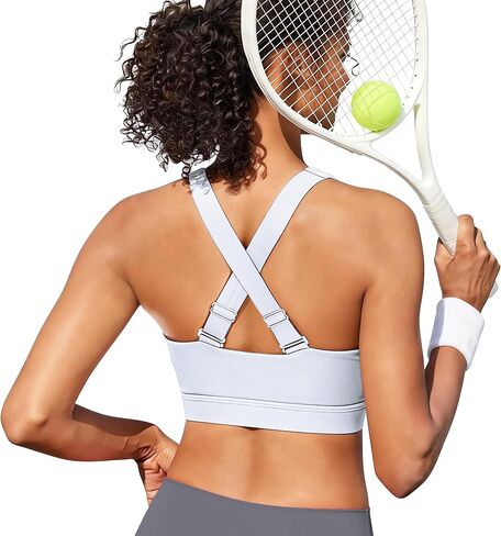 Vorcy High Impact Sports Bras Criss Cross Back Sports Bras Adjustable Sports Bras High Support Bras Workout Bra Yoga Bra in Saudi Arabia