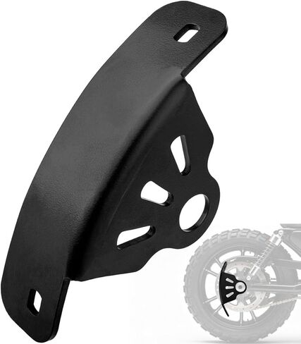 Motorcycle 3/4" Axle Hole License Plate Bracket Curved Side Mount License Plate Holder Aftermarket Fits for Sportster Bobber Chopper and Custom Cruiser Motorcycles (Small, 0.75inch) in Saudi Arabia