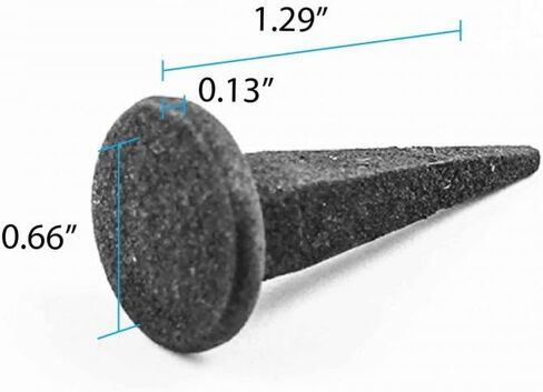 Renovators Supply 10 Pcs Clavos Wrought Iron Nails 1 Inch Iron Nails Round Iron Clavos Decorative Nails in Saudi Arabia