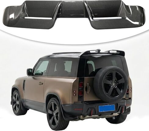 Rear Tail Spoiler Wing, Compatible with Land Rover Defender 2020-2025, ABS Plastic (Gloss Black) in Kuwait