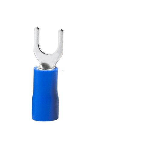 fengpeng 100Pcs/Lot Fork Type Wire Spring Terminal SV2-4 1.5-2.5mm² U Y Brass Insulated Spade Crimping Cable Connector AWG16-14(Mix 100) in Saudi Arabia