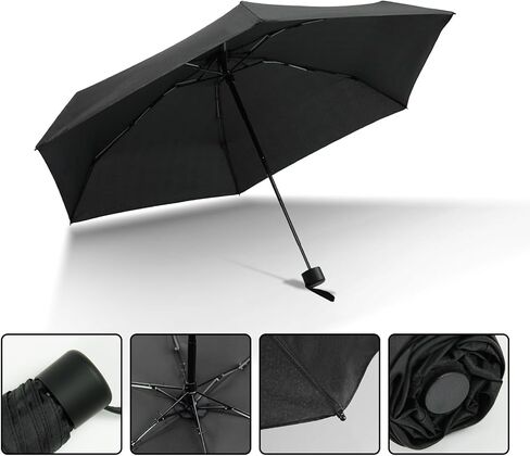 Compact Travel Umbrella Mini Umbrellas for Rain Waterproof Windproof Umbrella Portable Lightweight Small Umbrellas for Women and Men in Saudi Arabia