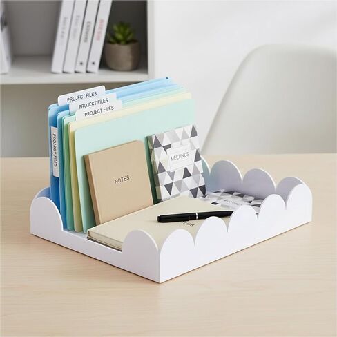Acrylic Letter Tray,Desk Organizers and Accessories for Papers,Documents,Folders,Notebooks and Stationery,Magazine File Holder for Office,Home and Classroom in Saudi Arabia