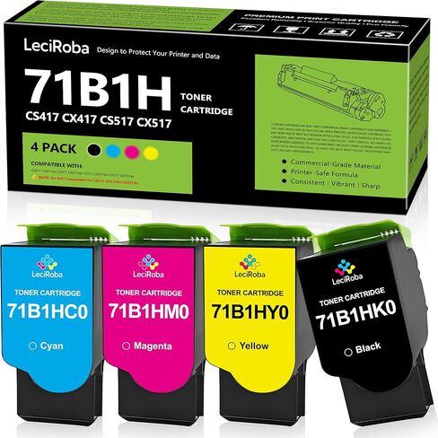 خراطيش حبر LeciRoba 202X سوداء عالية الإنتاجية - 2 Pack2 202X CF500X متوافقة مع طابعة HP Color Laserj Pro MFP M281fdw، M281cdw، Color Laserj Pro M254dw M254 Series | سي اف 500 اكس in Saudi Arabia