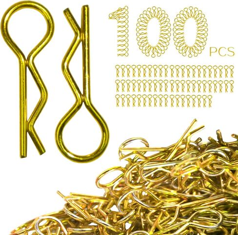 مشابك جسم السيارة RC مقاس 1.0 مم، مشابك سحب ومشابك للجسم (10 عبوات)، مشابك جسم مطاطية ومعدنية لـ Arrma 1/10 Granite/Senton Boost، Traxxas 1/12 1/14 1/16 مقياس RC الزاحف، مشبك ثابت (أسود) in Kuwait