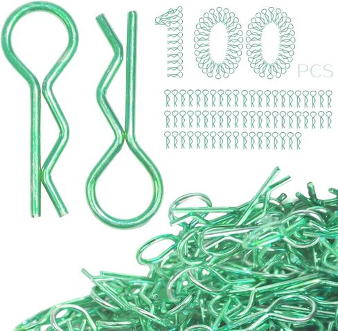 مشابك جسم السيارة RC مقاس 1.0 مم، مشابك سحب ومشابك للجسم (10 عبوات)، مشابك جسم مطاطية ومعدنية لـ Arrma 1/10 Granite/Senton Boost، Traxxas 1/12 1/14 1/16 مقياس RC الزاحف، مشبك ثابت (أسود) in Saudi Arabia