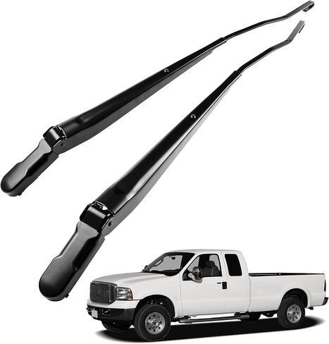 ذراع ممسحة الزجاج الأمامي متوافق مع 2000-2005 Ford Excursion 1999-2007 Ford F250 F350 F450 SuperDuty يستبدل 42647 42648 F81Z17527AA F81Z17526AA 4C3Z17527-AA 4C3Z17526-AA in Kuwait