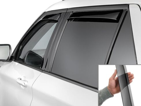 عاكسات النوافذ الجانبية المخصصة من Weathertech لسيارة Ford Explorer، Explorer Hybrid، Explorer ST - (82954IM)، لون داكن in Kuwait