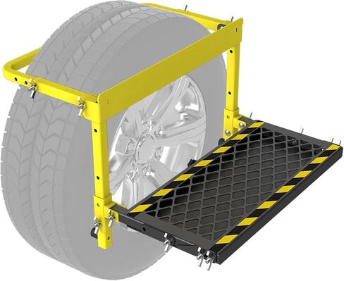 خطوة الإطارات للشاحنة، الالتقاط، RV، سيارات الدفع الرباعي، مقعد خطوات طاولة الإطارات قابل للتعديل، شديد التحمل، غير قابل للانزلاق، تحميل 350 رطلاً in Kuwait