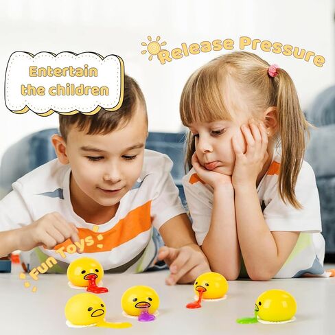 4 قطع من كرات تخفيف التوتر التي تمتص القيء، لعبة ضغط التقيؤ، لعبة تململ جديدة، هدايا عيد الميلاد للأطفال والكبار، متعددة الألوان. in Kuwait