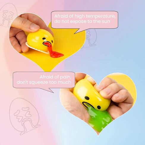 4 قطع من كرات تخفيف التوتر التي تمتص القيء، لعبة ضغط التقيؤ، لعبة تململ جديدة، هدايا عيد الميلاد للأطفال والكبار، متعددة الألوان. in Kuwait