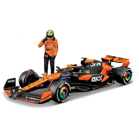 بوراجو 1:24 2024 سباق ماكلارين MCL38 مع الشكل، نوريس #4 in Kuwait