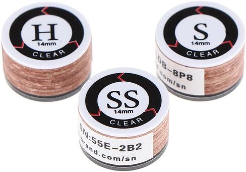 Billiard Pool Cue Tip 14mm SS/S/M/H Snooker Tip Billiard Pool Cue Tips Billiard Cue Stick Tips Snooker Billiard Accessories in Saudi Arabia