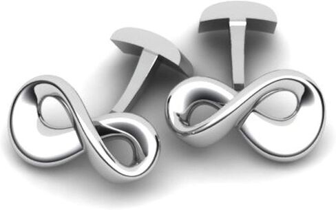 Sterling Silver Oval Stepped Cufflinks – Handcrafted Solid Sterling Silver Men’s Accessory, Engravable Polished Finish, Elegant Groomsmen & Formal Gift in Saudi Arabia