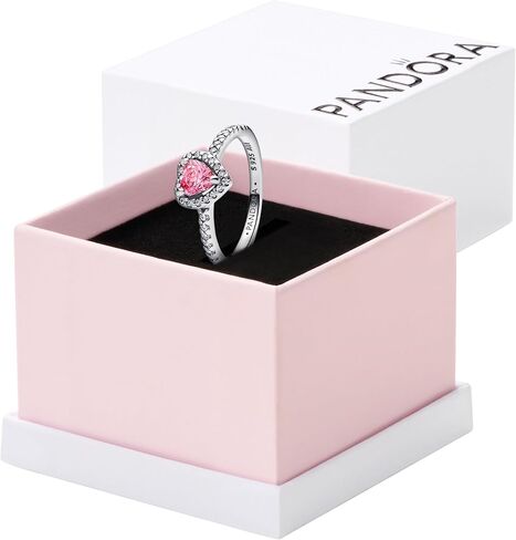 PANDORA-Elevated Heart Ring-With Gift Box in Saudi Arabia