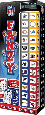 MasterPieces Family Game - NFL League Fanzy Dice Game - Officially Licensed Game for Kids & Adults in Saudi Arabia