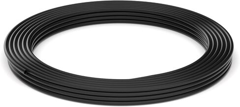 أنبوب هوائي من البولي يوريثين الأسود مقاس 8 مم × 5 مم، خط خرطوم أنبوب الهواء لتركيب ضاغط الهواء أو نقل السوائل (39.4 قدمًا 12 مترًا) in Kuwait