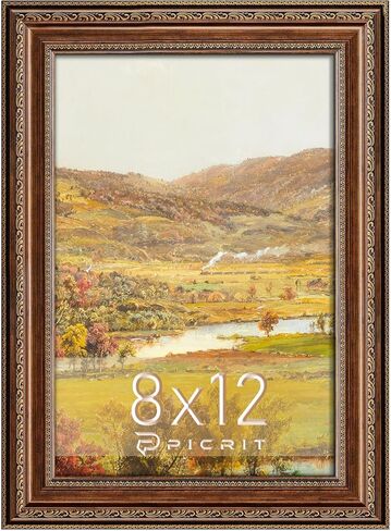 إطار ملصق عتيق أبيض Picrit مقاس 24 × 36، وحدود واسعة جدًا على طراز المتحف وملمس منقط ثلاثي الأبعاد، وإطار صور معرض مقاس 24 × 36 مع لوحة خلفية سوداء للتركيب على الحائط أفقيًا أو رأسيًا، حزمة واحدة. in Kuwait
