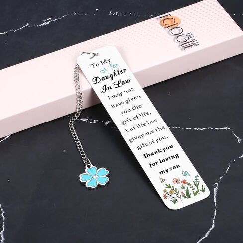Stocking Stuffers for Women Daughter in Law Gifts, Bookmark Gifts for Daughter in Law, Daughter in Law Gifts from Mother in Law, Gift for Daughter in Law Birthday Mothers Day Gifts for Daughter in Law in Saudi Arabia