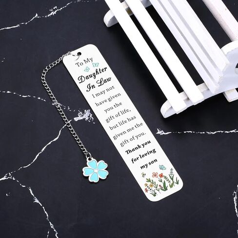 Stocking Stuffers for Women Daughter in Law Gifts, Bookmark Gifts for Daughter in Law, Daughter in Law Gifts from Mother in Law, Gift for Daughter in Law Birthday Mothers Day Gifts for Daughter in Law in Saudi Arabia