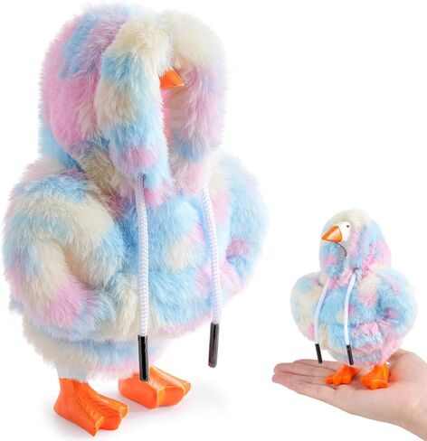 7inch Desk Goose Outfits, Mini Desktop Goose Clothes Desk Goose Accessories Set for Magnetic Goose Statue (Shark) in Saudi Arabia