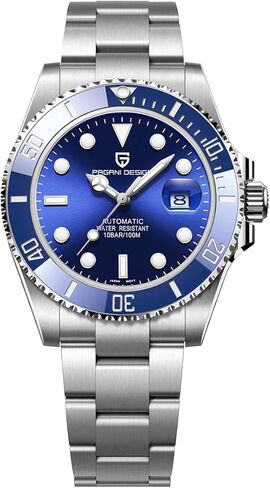 LACZ DENTON Pagani Design PD1639 Men Mechanical Wristwatch Ceramic Bezel Automatic Watch Sapphire Glass Watch for Men Waterproof 100M Sports Watches Japan NH35A Movement in Saudi Arabia