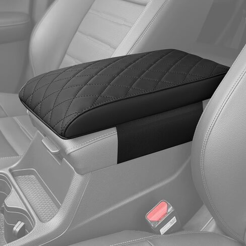 1P لسيارة Toyota RAV4 2019-2026 غطاء وحدة التحكم المركزية للسيارة وسادة مسند الذراع مقاومة للاهتراء من جلد البولي يوريثان مقاوم للماء ومقاوم للبقع 5 سم إسفنجة عالية المرونة تخفف من تعب الذراع تتوافق مع النمط الأصلي للمركبة in Kuwait