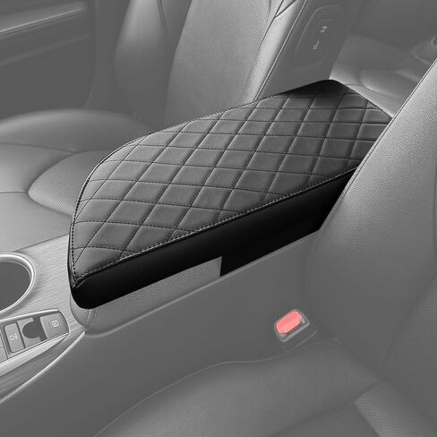 1P لسيارة Toyota RAV4 2019-2026 غطاء وحدة التحكم المركزية للسيارة وسادة مسند الذراع مقاومة للاهتراء من جلد البولي يوريثان مقاوم للماء ومقاوم للبقع 5 سم إسفنجة عالية المرونة تخفف من تعب الذراع تتوافق مع النمط الأصلي للمركبة in Kuwait