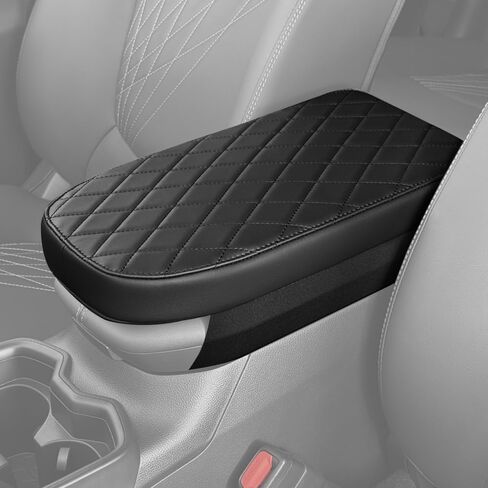 1P لسيارة Toyota RAV4 2019-2026 غطاء وحدة التحكم المركزية للسيارة وسادة مسند الذراع مقاومة للاهتراء من جلد البولي يوريثان مقاوم للماء ومقاوم للبقع 5 سم إسفنجة عالية المرونة تخفف من تعب الذراع تتوافق مع النمط الأصلي للمركبة in Saudi Arabia