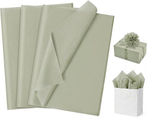 120 Sheets 20"X14" Colored Tissue Paper for Gift Bags Wrapping, Art Tissue Paper Bulk for Weddings Birthday Party Crafts Decoration, 10 Colors in Saudi Arabia
