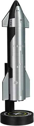 نماذج SpaceX Starship & Dragon Rocket - زخارف سطح المكتب لصواريخ ناسا، ومقتنيات الفضاء الجوي - هدية مثالية لمحبي الفضاء البالغين - 21 سم in Saudi Arabia