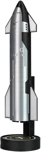 نماذج SpaceX Starship & Dragon Rocket - زخارف سطح المكتب لصواريخ ناسا، ومقتنيات الفضاء الجوي - هدية مثالية لمحبي الفضاء البالغين - 21 سم in Saudi Arabia