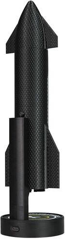 نماذج SpaceX Starship & Dragon Rocket - زخارف سطح المكتب لصواريخ ناسا، ومقتنيات الفضاء الجوي - هدية مثالية لمحبي الفضاء البالغين - 21 سم in Saudi Arabia