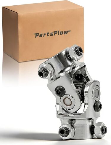 Partsflow Universal 3/4 "DD X 3/4" DD عمود توجيه مطلي بمسحوق الفولاذ الأسود زاوية U مشتركة تصل إلى 38 درجة in Kuwait