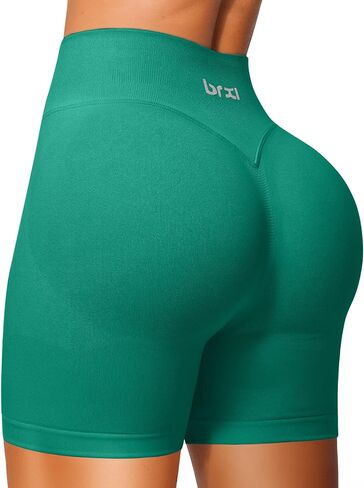 BRXL Workout Shorts Women 2.5"/ 3.6" Scrunch Butt Biker Shorts Tummy Control Seamless High Waisted Gym Shorts in Saudi Arabia