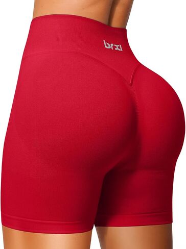 BRXL Workout Shorts Women 2.5"/ 3.6" Scrunch Butt Biker Shorts Tummy Control Seamless High Waisted Gym Shorts in Saudi Arabia