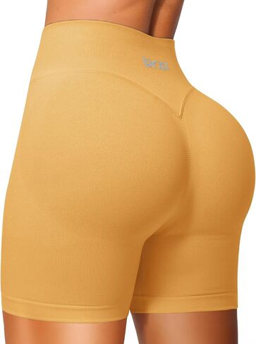 BRXL Workout Shorts Women 2.5"/ 3.6" Scrunch Butt Biker Shorts Tummy Control Seamless High Waisted Gym Shorts in Saudi Arabia
