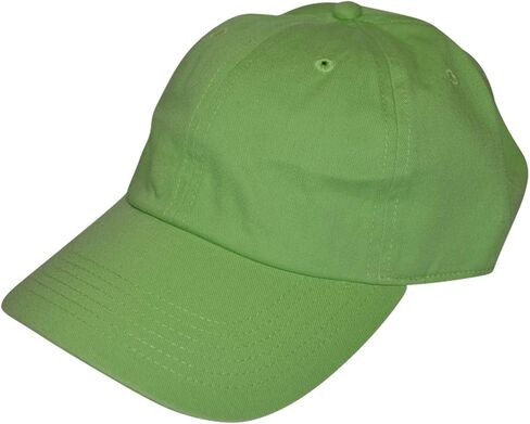 Newhattan Unisex Blank Low Profile Cotton Hat Adjustable Baseball Cap (Yellow) in Saudi Arabia