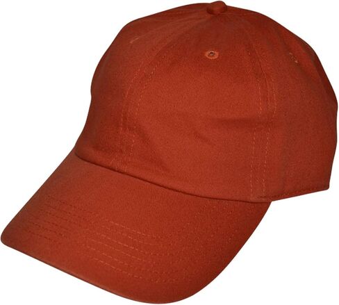 Newhattan Unisex Blank Low Profile Cotton Hat Adjustable Baseball Cap (Yellow) in Saudi Arabia