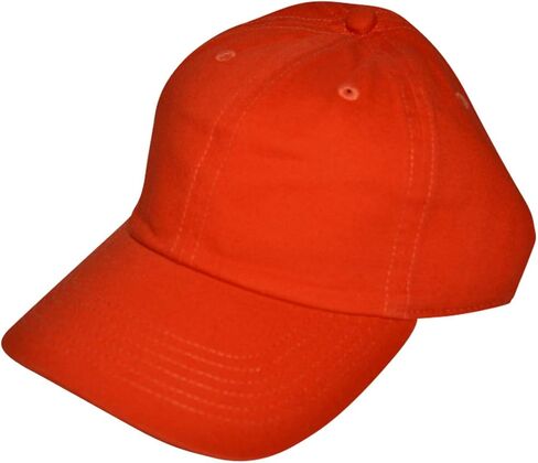 Newhattan Unisex Blank Low Profile Cotton Hat Adjustable Baseball Cap (Yellow) in Saudi Arabia