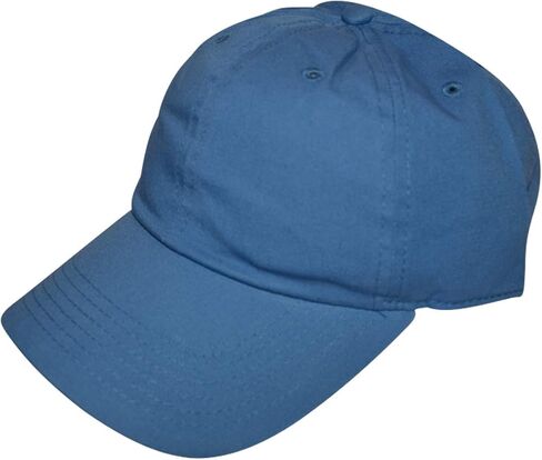 Newhattan Unisex Blank Low Profile Cotton Hat Adjustable Baseball Cap (Yellow) in Saudi Arabia