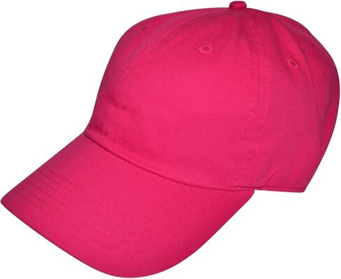 Newhattan Unisex Blank Low Profile Cotton Hat Adjustable Baseball Cap (Yellow) in Saudi Arabia