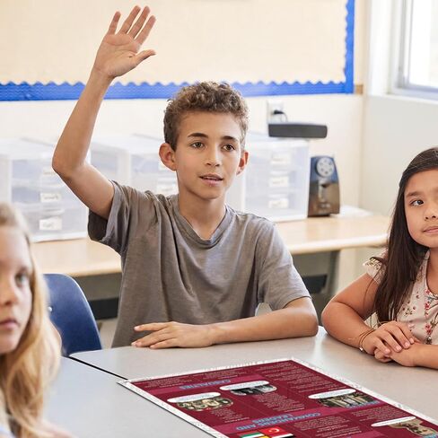 مجموعة ملصقات الحروب الأمريكية الشهيرة من Quarterhouse، مواد تعليمية للفصول الدراسية للدراسات الاجتماعية للطلاب والمعلمين من مرحلة الروضة وحتى الصف الثاني عشر، مجموعة مكونة من 7 قطع، مقاس 12 × 18 بوصة، متينة للغاية in Kuwait