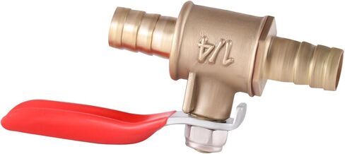 4 Pcs Mini Brass Ball Valve,3/8" Hose Barb X 3/8" Hose Barb,fuel Shut off Valve for Water Air Fuel Line Oil in Saudi Arabia
