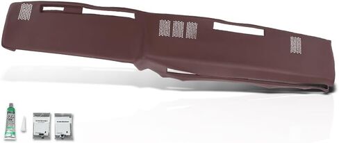 ANDPLAY Dashboard Cover Dash Compatible with GMC Chevy Full Size Pickup 1981 1982 1983 1984 1985 1986 1987 Fit GMC Chevy SUV 1981 1982 1983 1984 1985 1986 1987 1988 1989 1990 1991 Red in Saudi Arabia