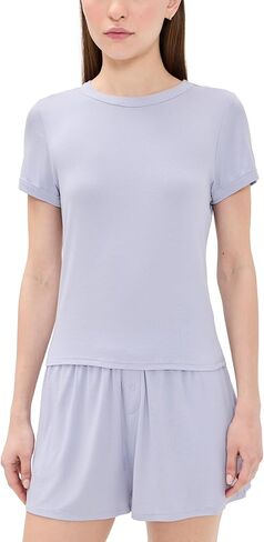 مجموعة Lunya Soft Modal مضلعة علوية وسروال قصير - مجموعات متطابقة للنساء من Tencel Modal in Kuwait